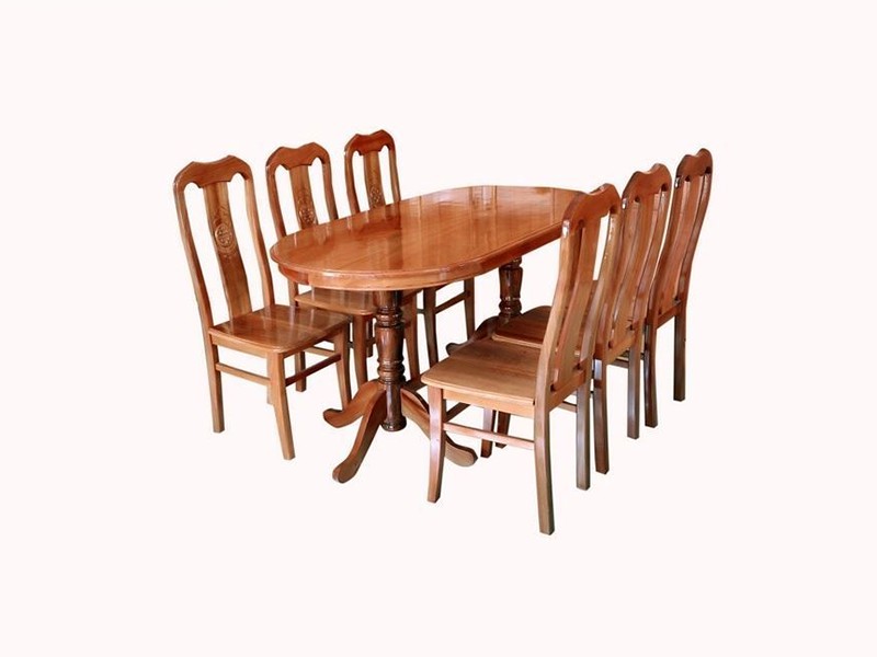 bàn ghế phòng ăn gỗ tự nhiên