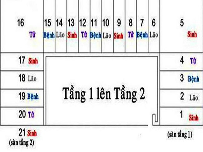 Tính số bậc cầu thang theo quy luật sinh lão bệnh tử