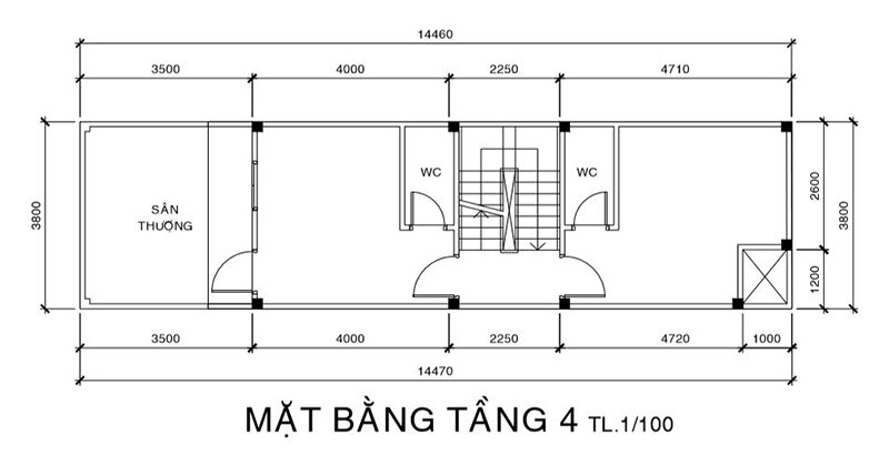 bản vẽ mặt bằng nhà phố