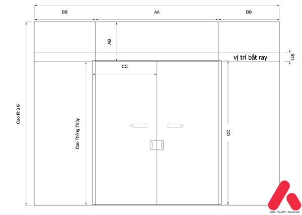 cầu tạo cửa lùa