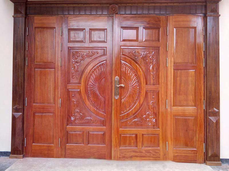cửa gỗ 4 cánh đẹp