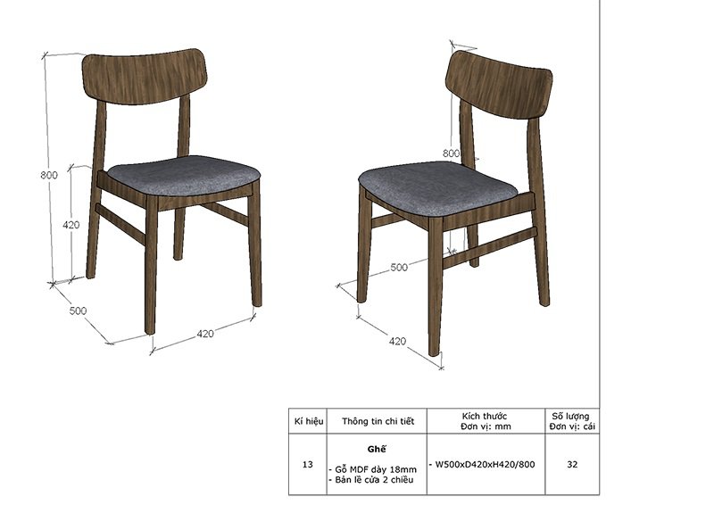 bãn vẽ kỹ thuật nội thất quán trà sữa