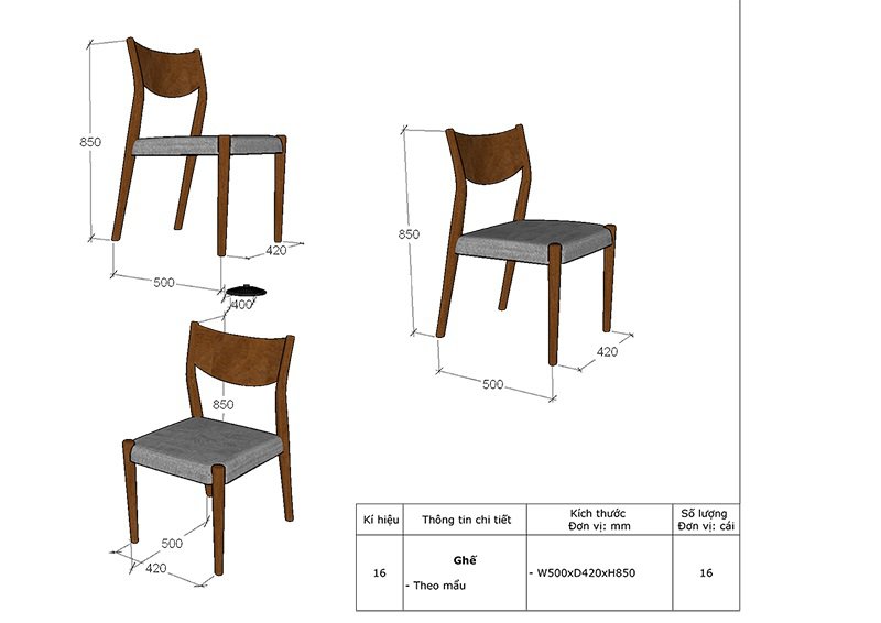 bãn vẽ kỹ thuật nội thất quán trà sữa