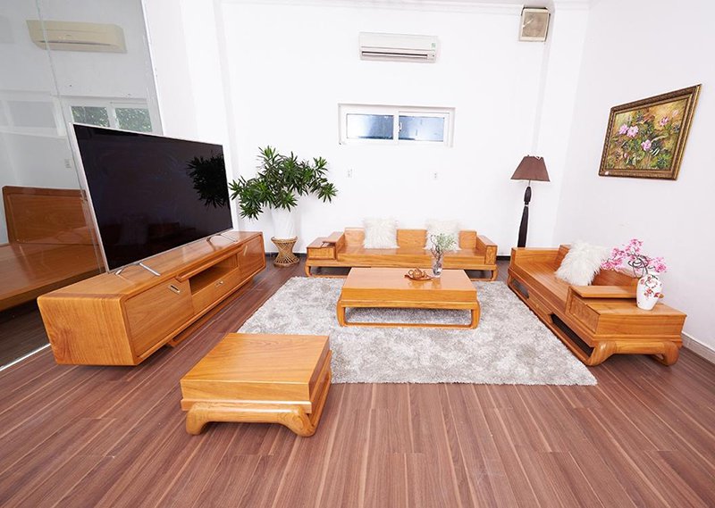 sofa phòng khách nguyên khối