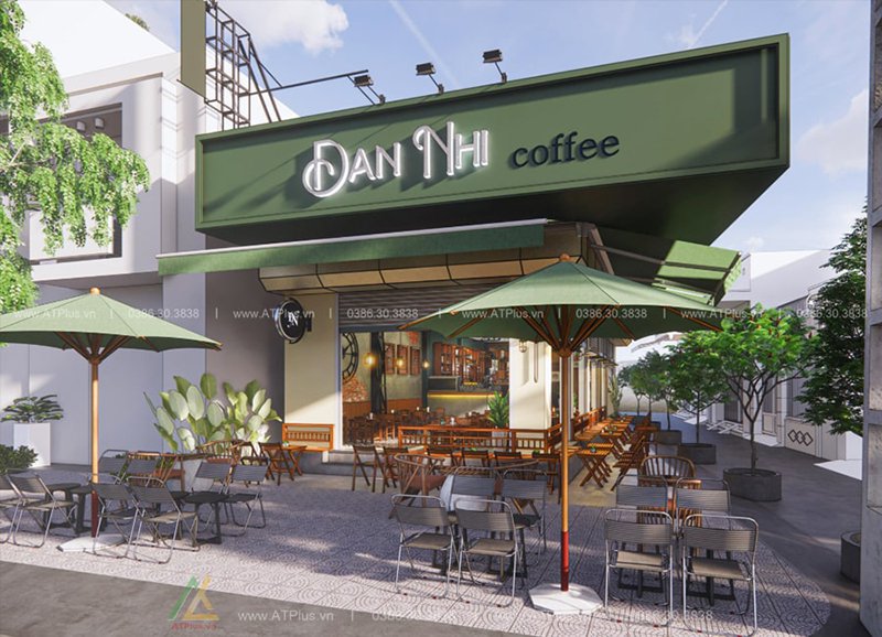 ý tưởng thiết kế quán cafe hiện đại