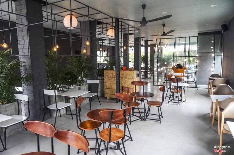 nội thất quán cafe hiện đại