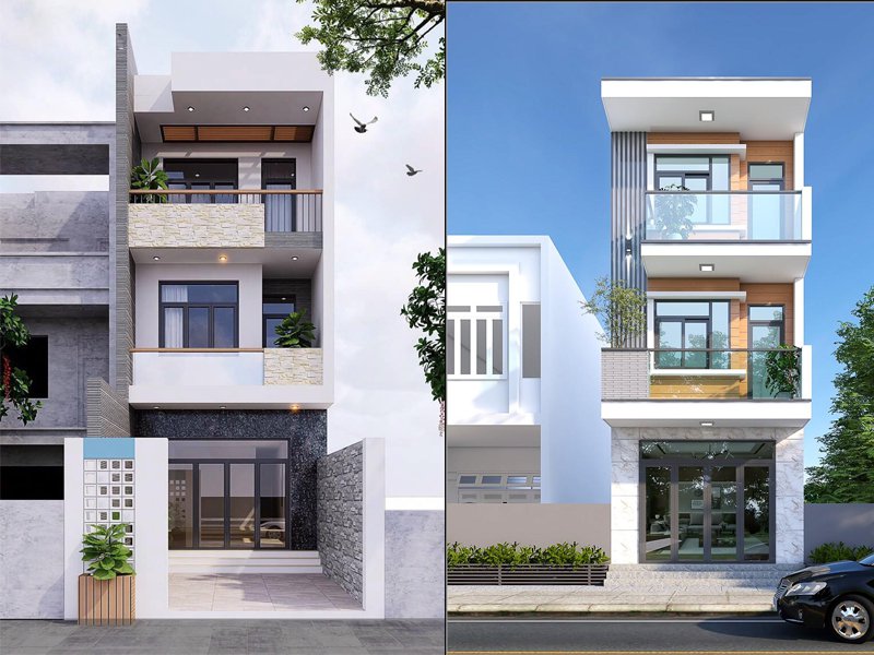 20 mẫu nhà phố mặt tiền 5m có thiết kế đẹp mang phong cách riêng
