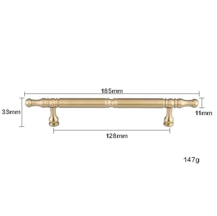 Tay nắm tủ bằng đồng thau nguyên chất TLS013 6