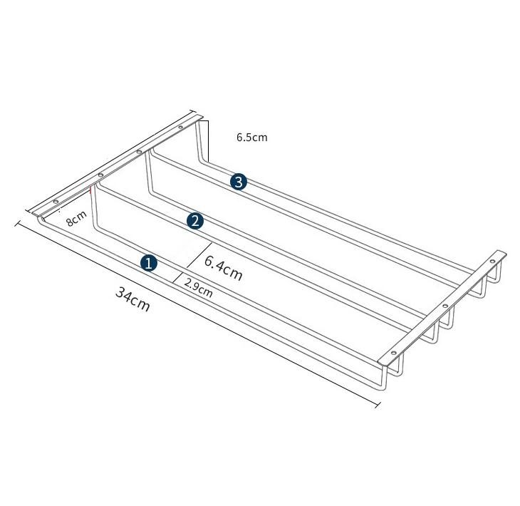 Giá treo ly rượu vang inox 304 cao cấp GD101P 7