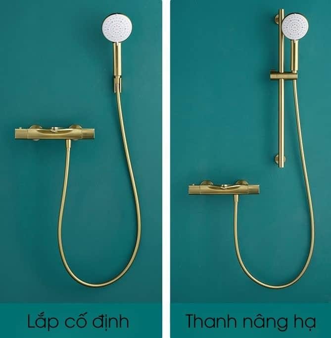 Bộ vòi sen đồng cao cấp kiểu Đức Durad DL7001-A 8