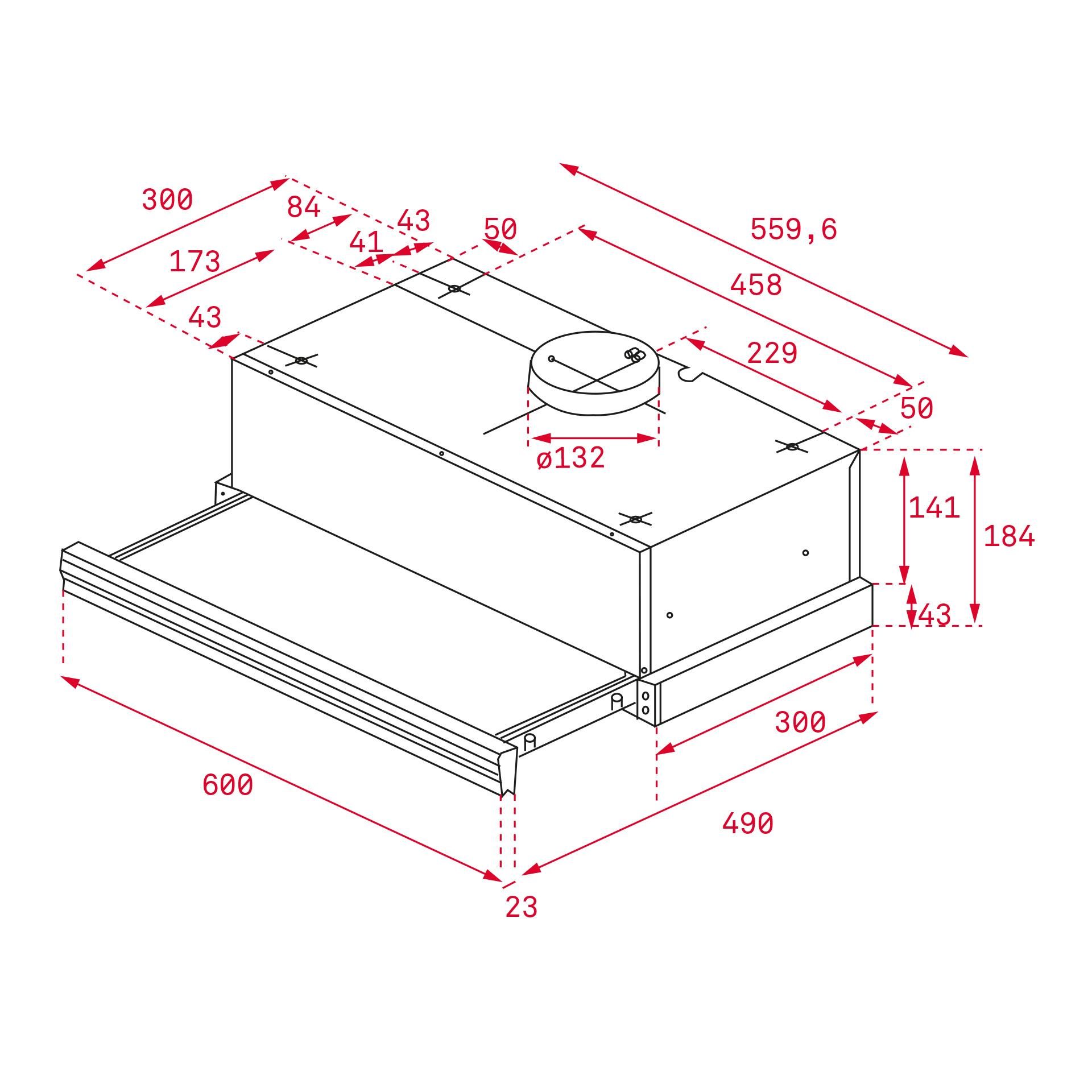 Máy hút mùi âm tủ Teka CNL 6400 3