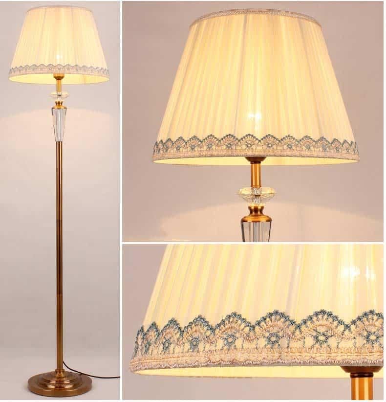 Bộ đèn sàn và đèn bàn phong cách châu Âu FT068B 25