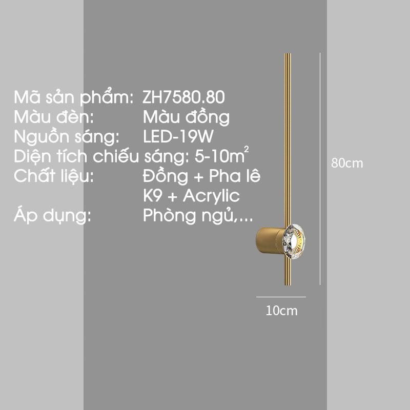 Đèn gắn tường hiện đại sang trọng kiểu Ý ZH7580 19