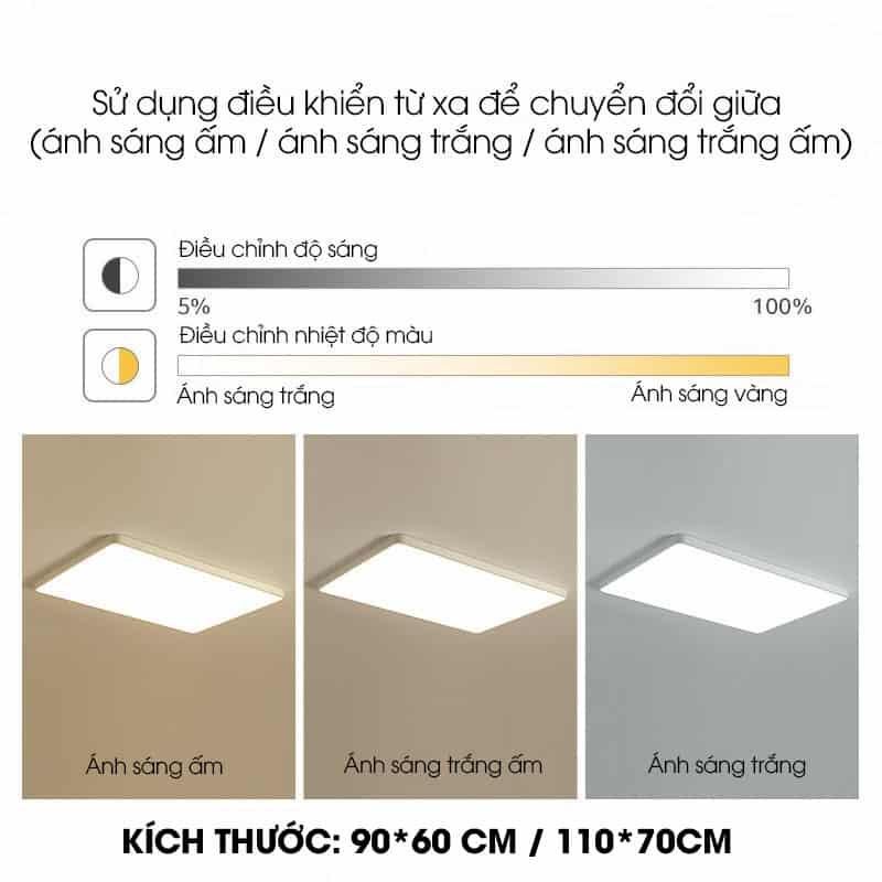 Đèn ốp trần phòng khách hiện đại tối giản HT6964 15