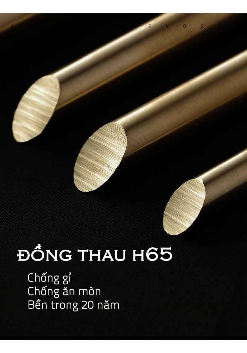 Đèn thả trần bằng đồng phong cách Trung Hoa ZQ9555 25