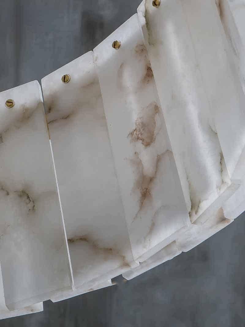 Đèn thả trần đá marble kiểu hiện đại ZQ2530 13