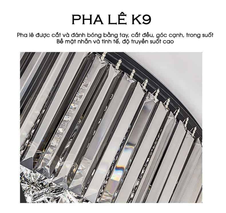 Đèn thả trần pha lê những đoá hoa DL8247 15