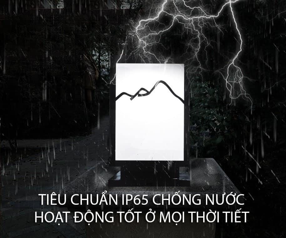 Đèn trụ năng lượng mặt trời cho sân vườn AL6697 11