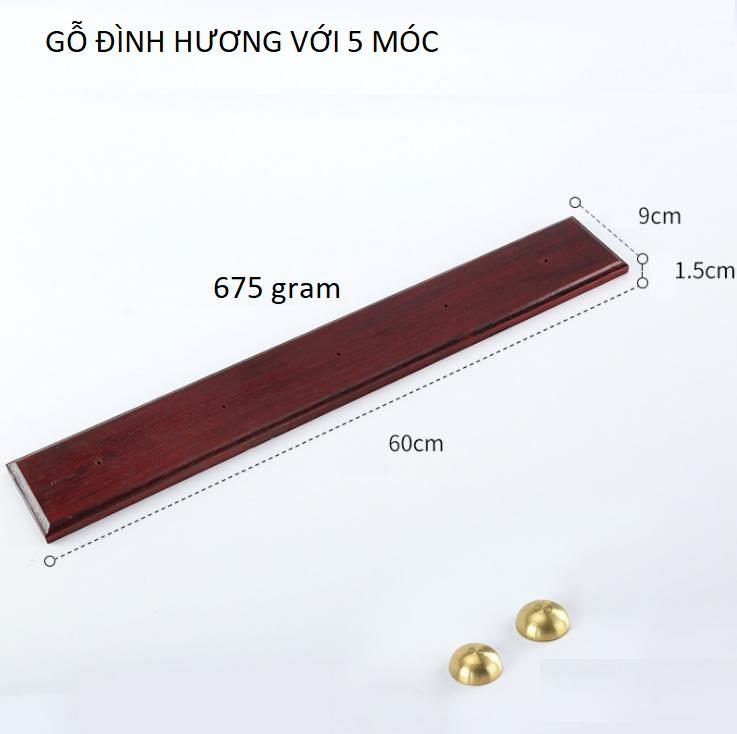 Móc quần áo treo tường bằng đồng thau T16XX 15