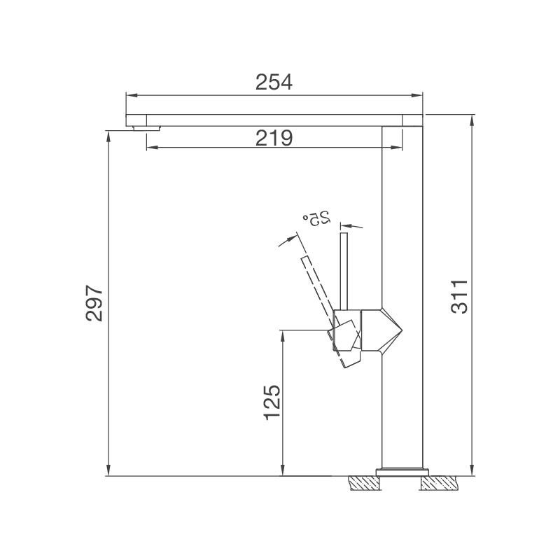 Vòi nước rửa bát inox 304 Malloca K061-S 2