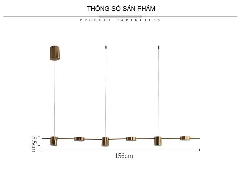 Đèn thả trần hiện đại tối giản cao cấp HZ81089 8