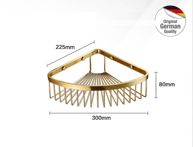 Kệ góc nhà tắm bằng đồng cao cấp Duradras DL2002J 5