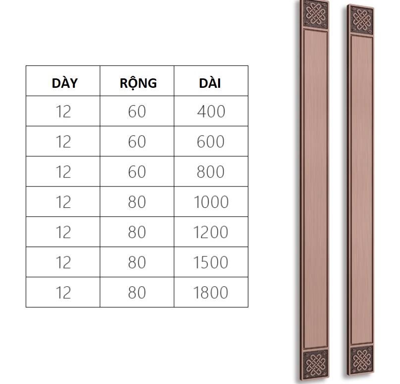 Tay nắm cửa hoa văn cổ điển nhà hàng khách sạn F16 11