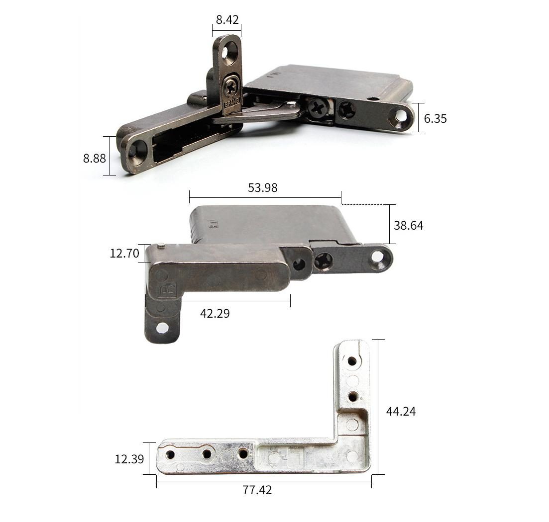 Bản lề âm cho cửa gỗ cửa nhôm BTC-HH20 5