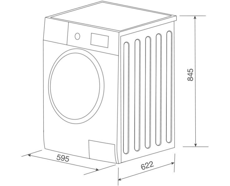 Máy giặt kết hợp sấy Malloca MWD-FC100 2