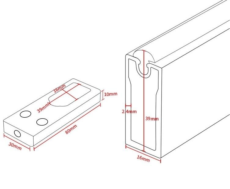 Suốt treo quần áo cố định loại dày cao cấp DL-V021.017 5