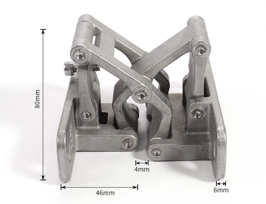 Bản lề âm cho cửa tải trọng cao 150KG DFL-L050 3