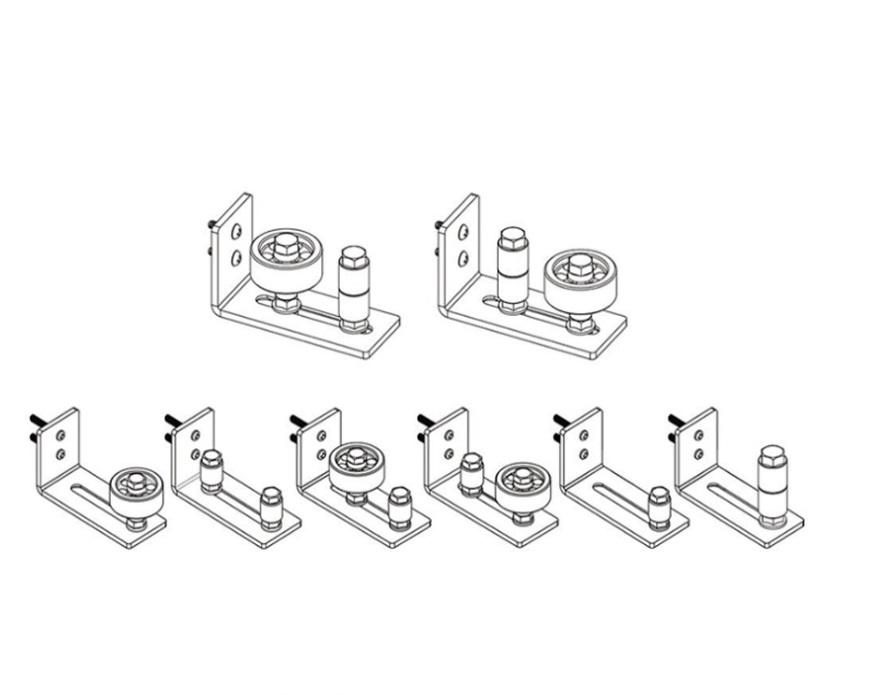 Dẫn hướng cửa lùa cửa lùa barn door cao cấp ZF-S8.1 15