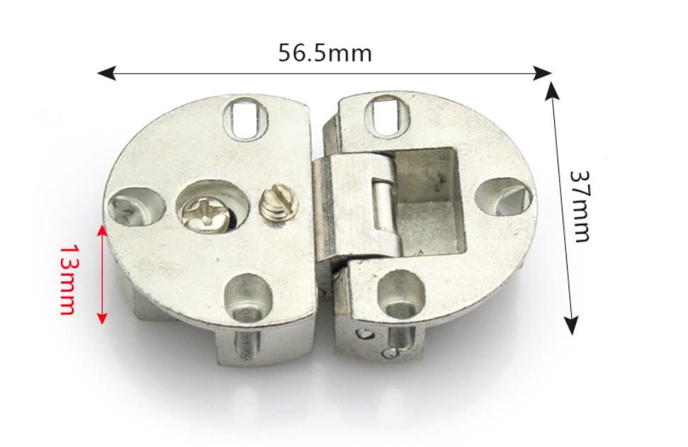 Bản lề bán nguyệt hợp kim kẽm MX-PG100 4