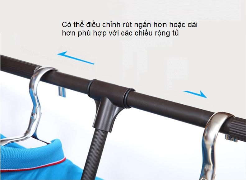 Suốt treo quần áo nâng hạ nhiều màu YLF1010 9