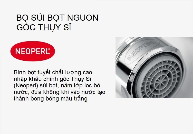 Chậu rửa để bàn kết hợp vòi rửa và bộ xả DL6001G 18