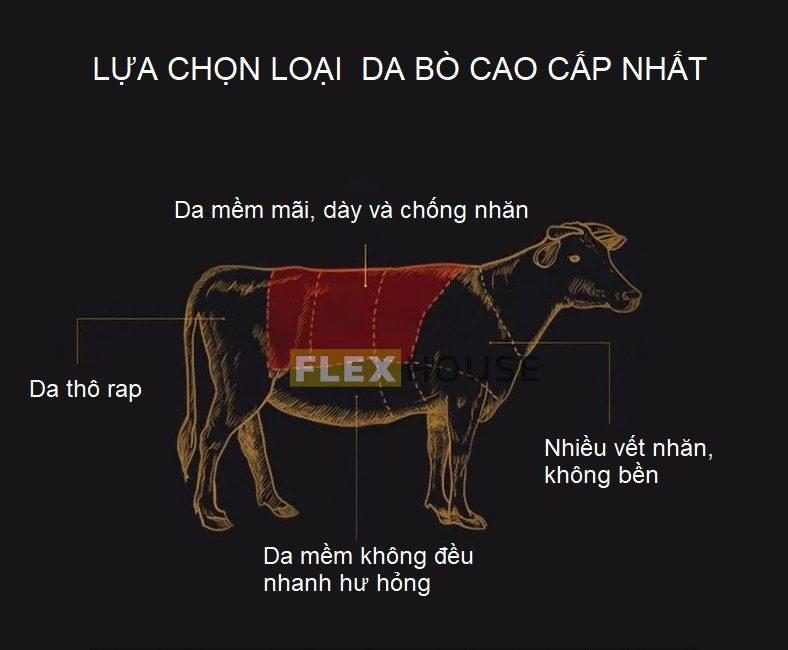 Núm nắm tủ da bò thật nút đồng cao cấp DH6996 9