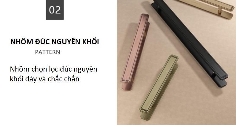 Tay nắm cửa hoa văn cổ điển nhà hàng khách sạn F16 7