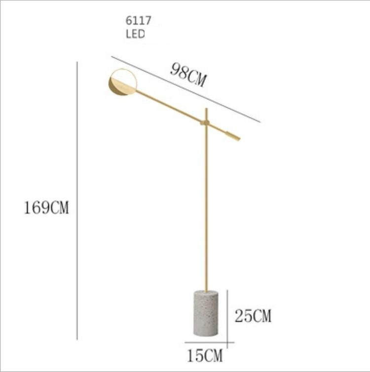 Đèn sàn đứng phong cách hiện đại tối giản Bắc Âu HSF.GU10C9