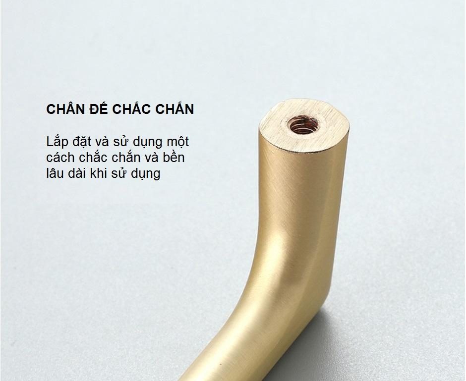 Tay nắm tủ hiện đại màu đồng cao cấp CH6008CP 1