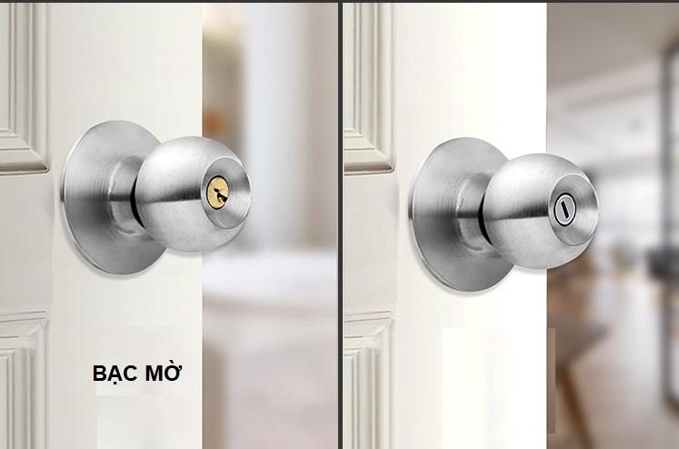 Ổ khóa cửa tròn inox 304 nhiều màu GR587S 12