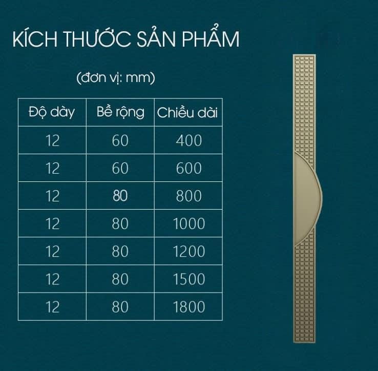 Tay nắm cửa kính hợp kim nhôm cao cấp FN1665 11