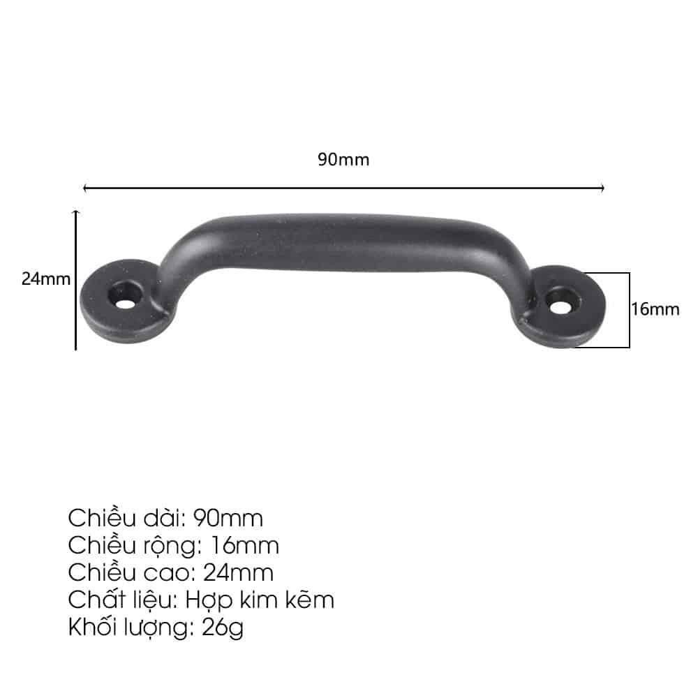 Tay nắm tủ gỗ ngăn kéo hợp kim kẽm cổ điển JM452 11