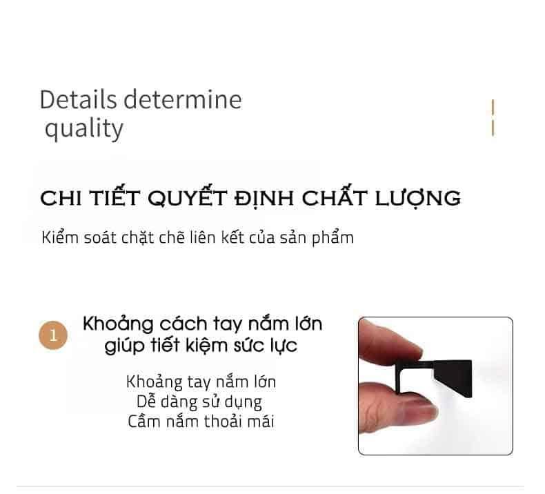 Tay nắm tủ hợp kim nhôm tối giản màu đen ALS0919B 25