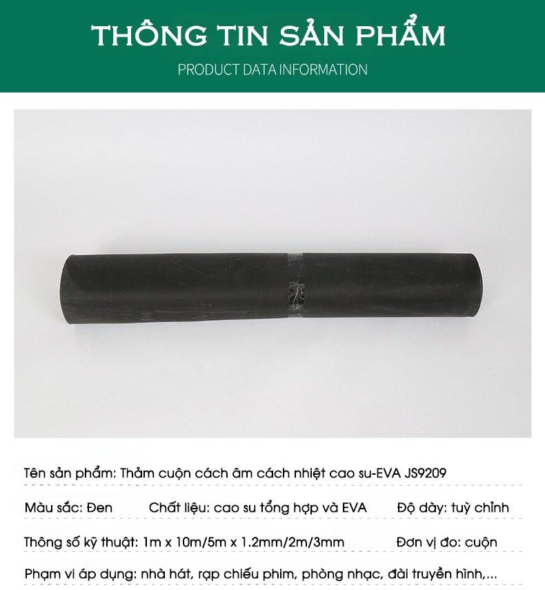 Thảm cuộn cách âm cách nhiệt cao su-EVA JS9209 16