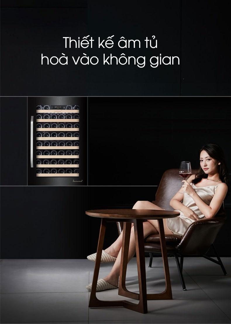 Tủ bảo quản rượu vang âm tủ Vinocave PRO-130AWJ 16