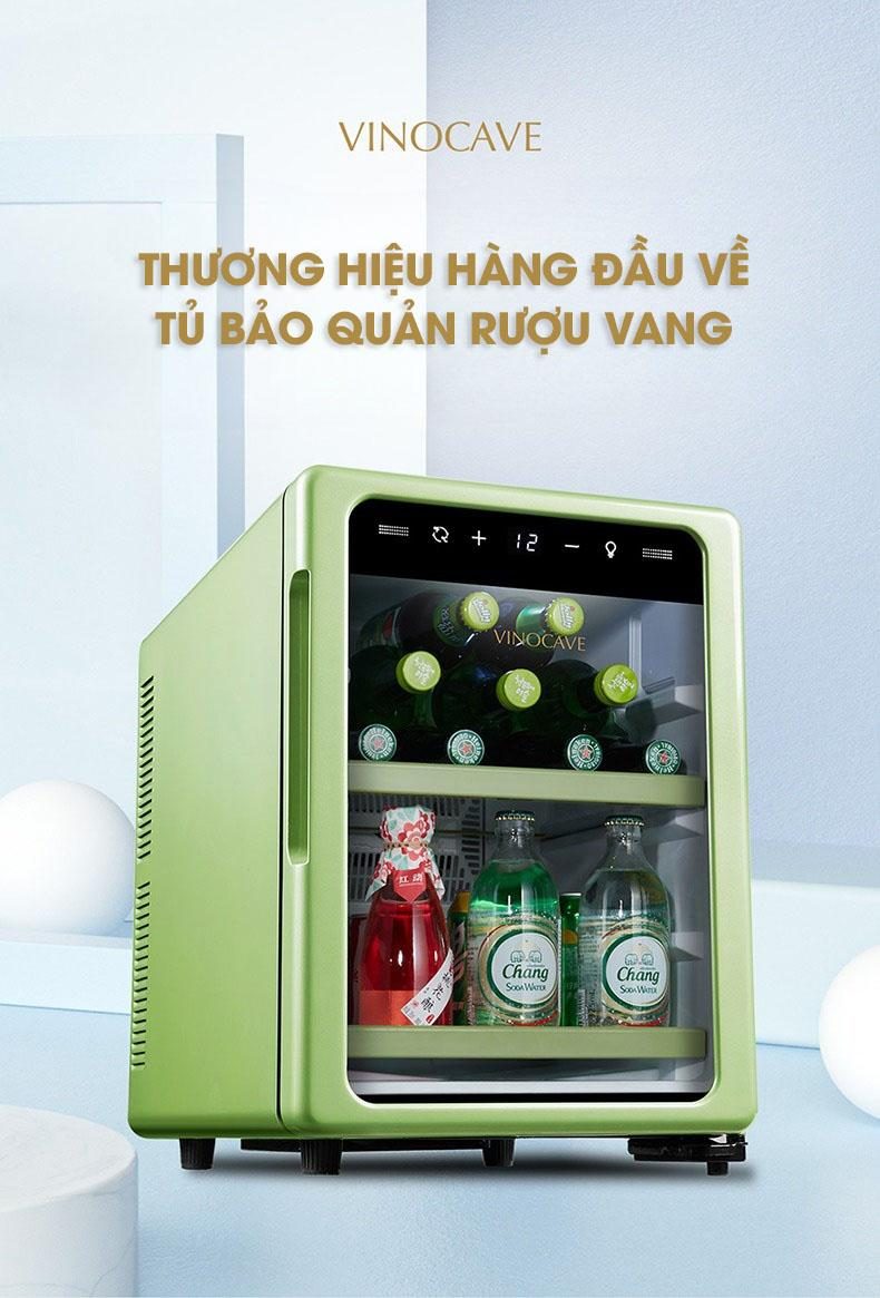 Tủ rượu vang mini 12 chai Vinocave BC-35A 11