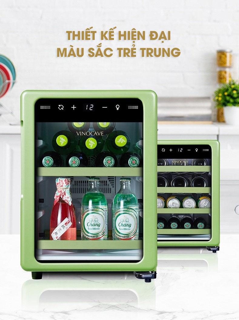 Tủ rượu vang mini 12 chai Vinocave BC-35A 16