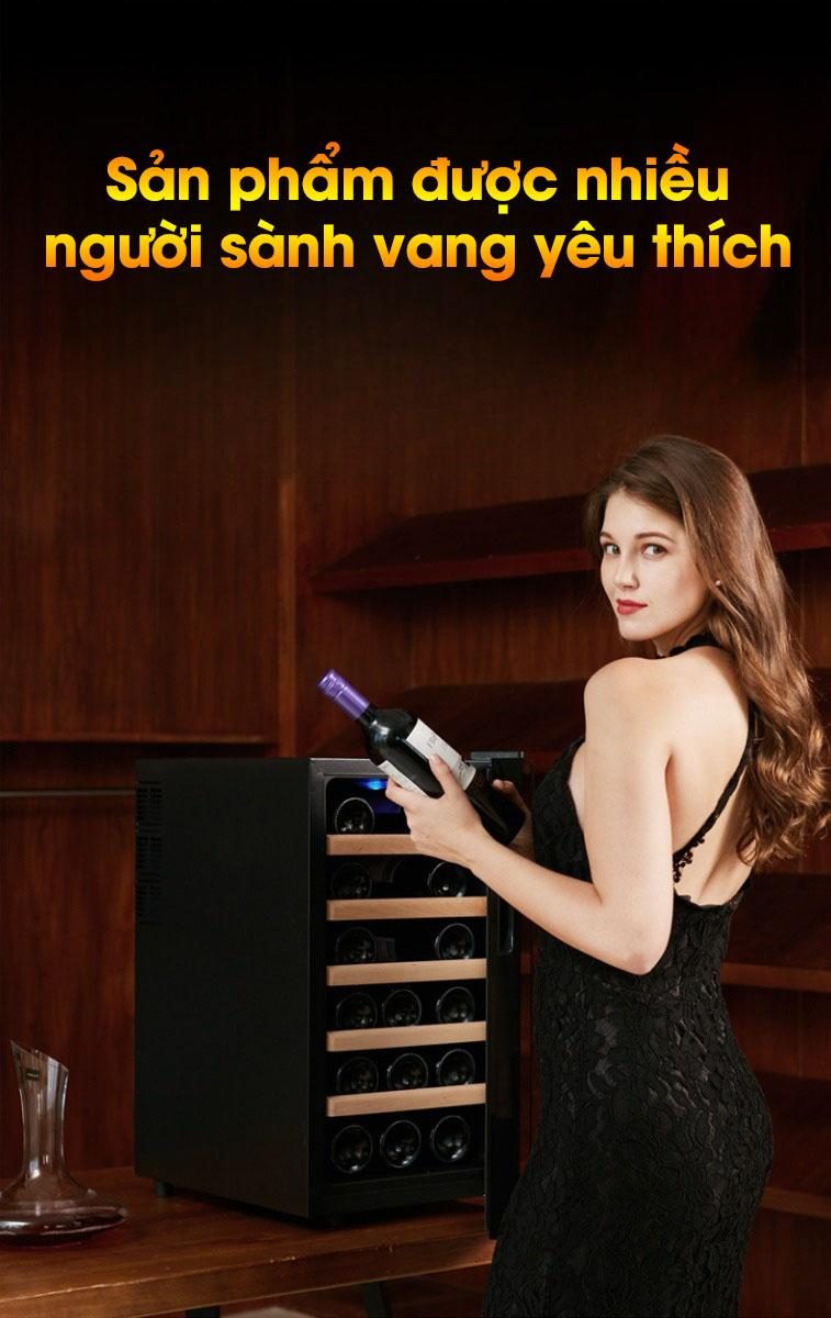 Tủ rượu vang mini Vinocave 18 chai SC-18AJP 10