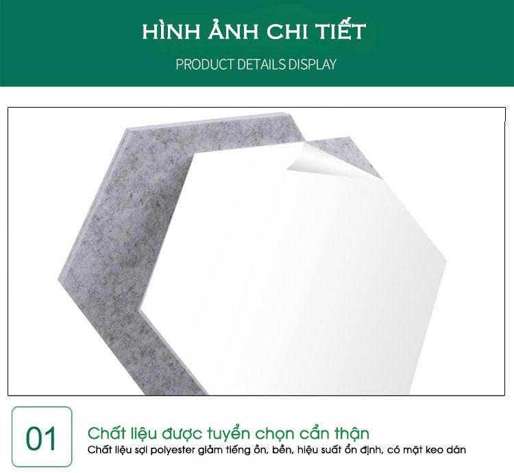 Vách tiêu âm đa năng polyester có mặt keo JS3645 14