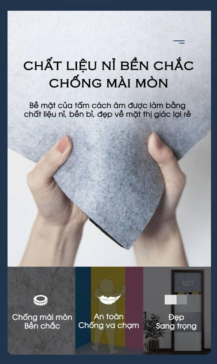 Vách tiêu âm dán cửa bằng cao su chống cháy CH2731 21